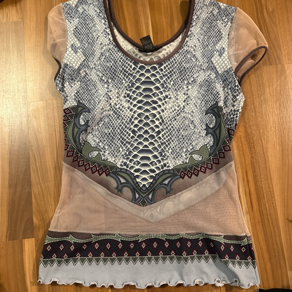 ANAC Mesh Snake design T-Shirt